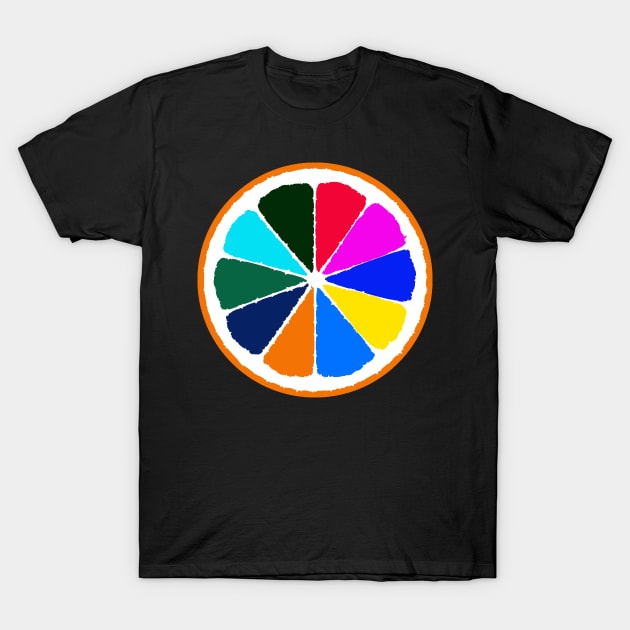 Orange - a really colorful fruit T-Shirt by Quentin1984